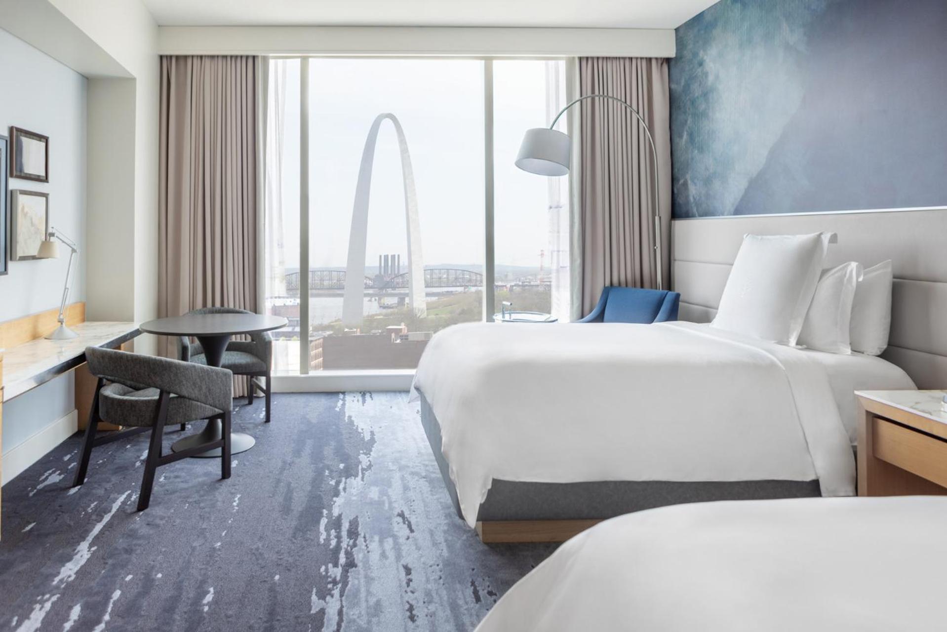 Premier Room Two Double Beds Arch View